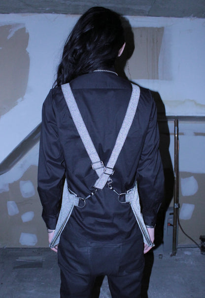 DEEPTI Collection °025-026 'V–154' Reflective Selvedge Denim Apron Vest