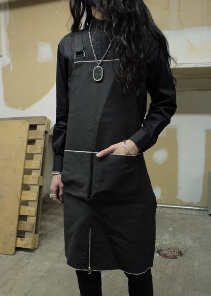DEEPTI Collection °025-026 'V–154' Reflective Selvedge Denim Apron Vest