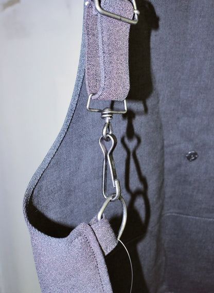 DEEPTI Collection °025-026 'V–154' Reflective Selvedge Denim Apron Vest