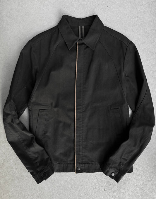 Black jacket on a gray background
