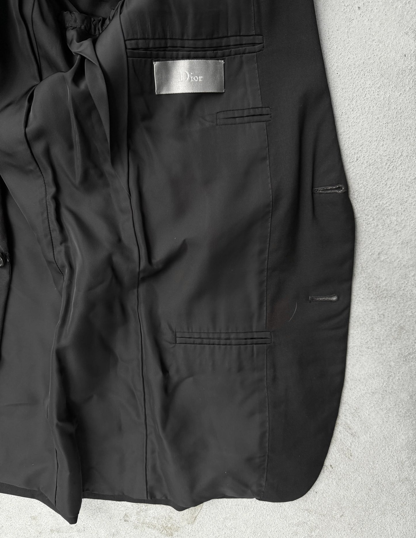 DIOR HOMME by Hedi Slimane SS05 “BECK” Two-Button Blazer