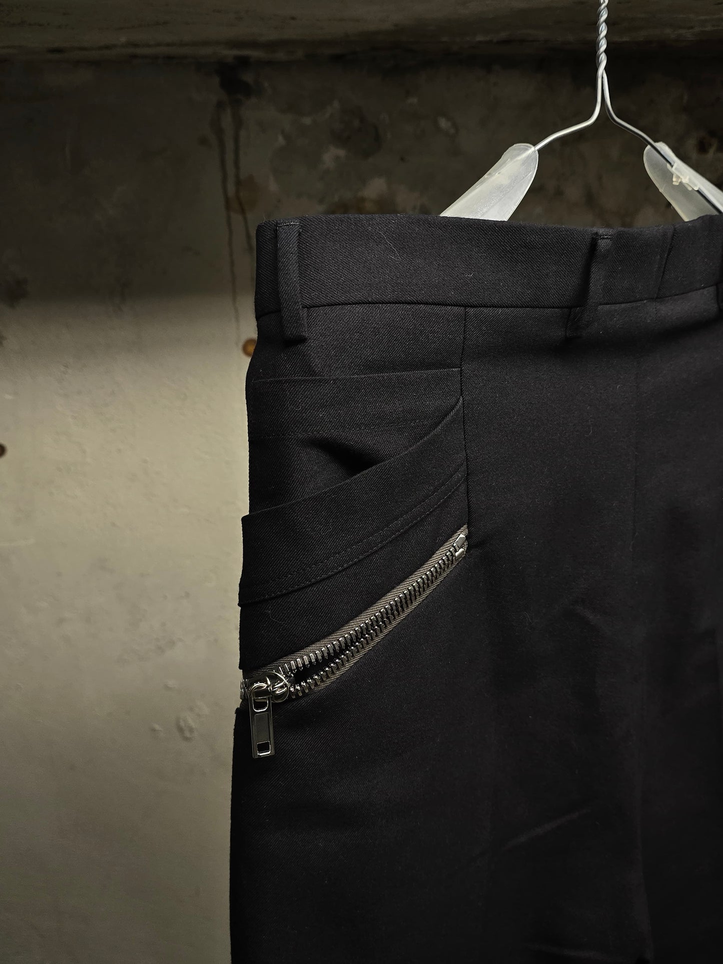 Rick Owens AW21 "GETHSEMANE" Astaires Cropped Security Pocket Pants