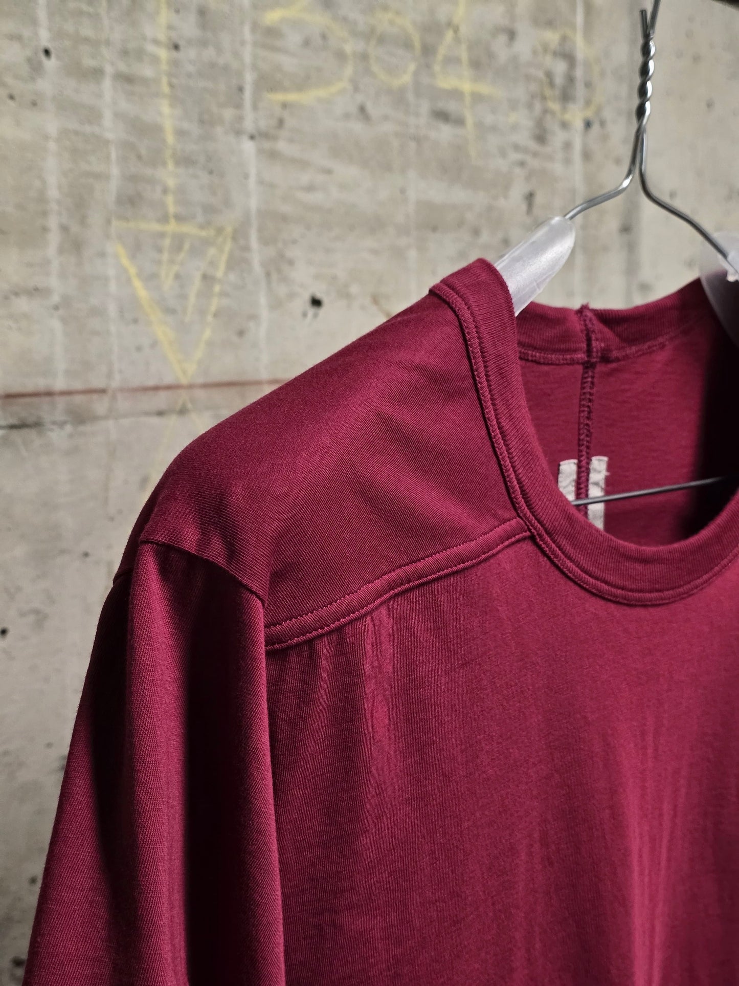 Rick Owens SS23 "EDFU" FUCHSIA Level T-shirt