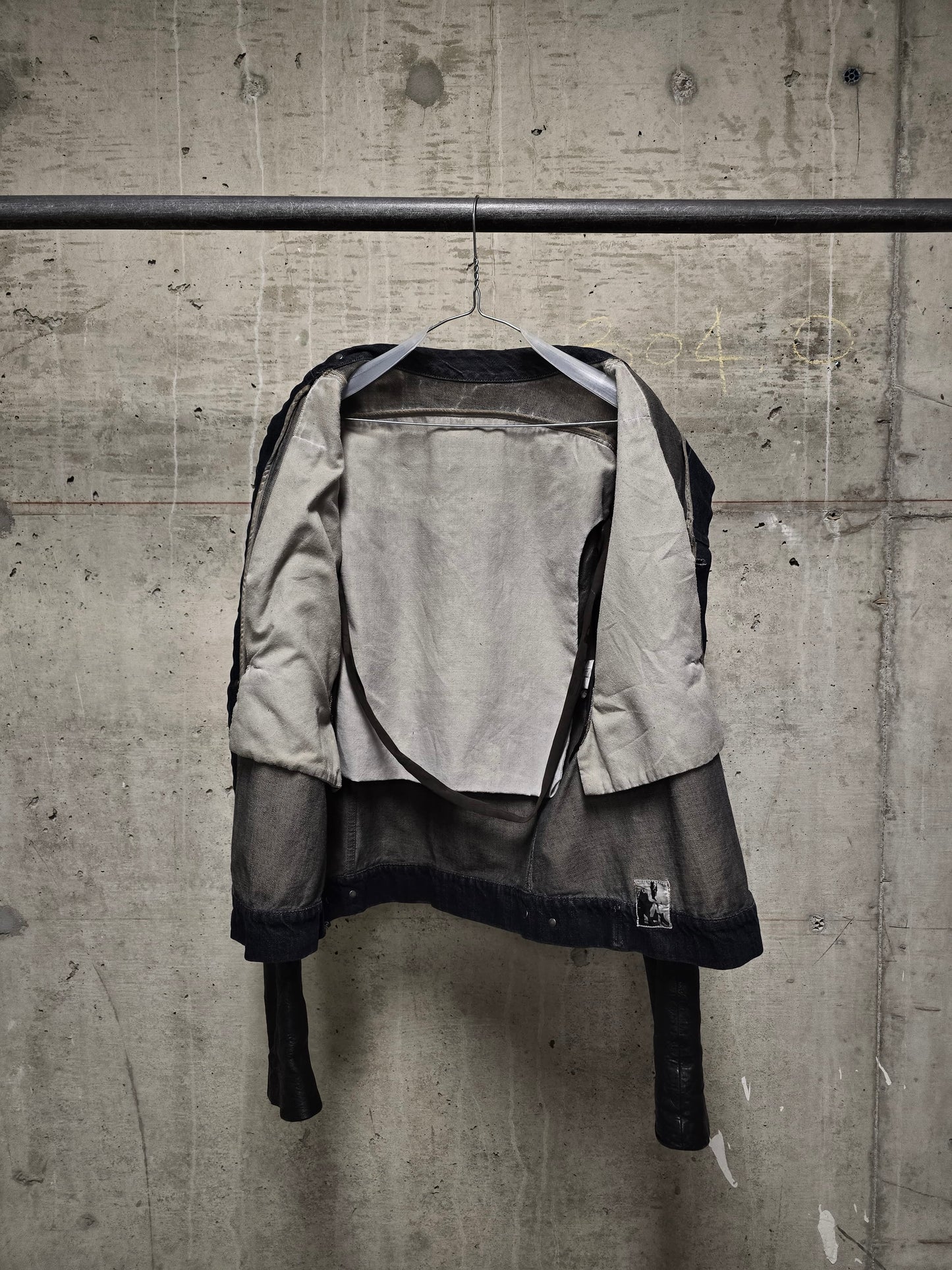 Rick Owens DRKSHDW AW12 "MOUNTAIN" DNA DUST Hybrid Slave Denim Jacket