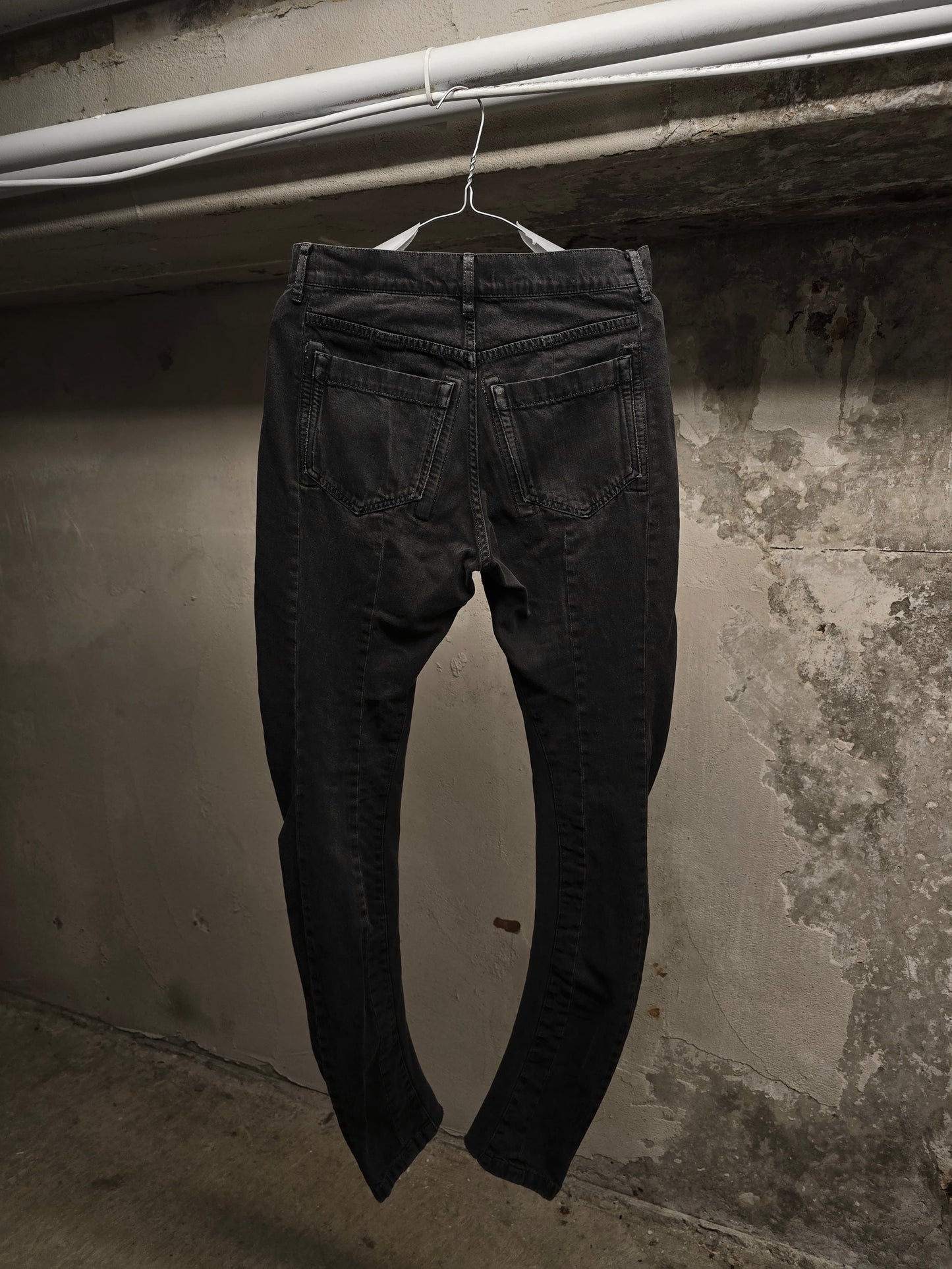 MA_Julius SS12 Washed Black J-Cut Skinny Denim