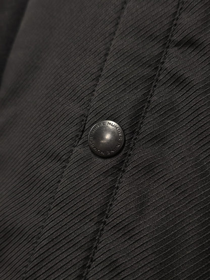 Number (N)ine Wool AW06 "NOIR" Four Leaf Clover Patch Double Layered Bomber Blazer