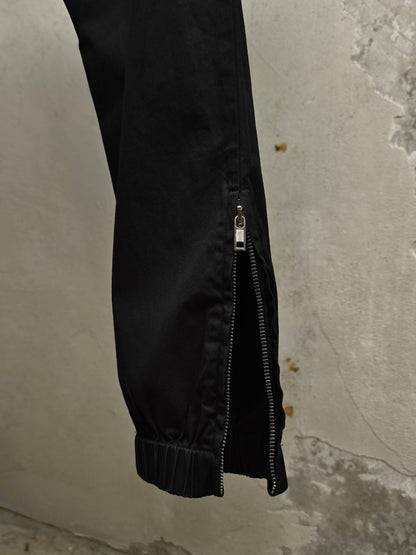 Rick Owens AW19 "LARRY" Drop-crotch Track Pants detail | DRIEW GARMENTS