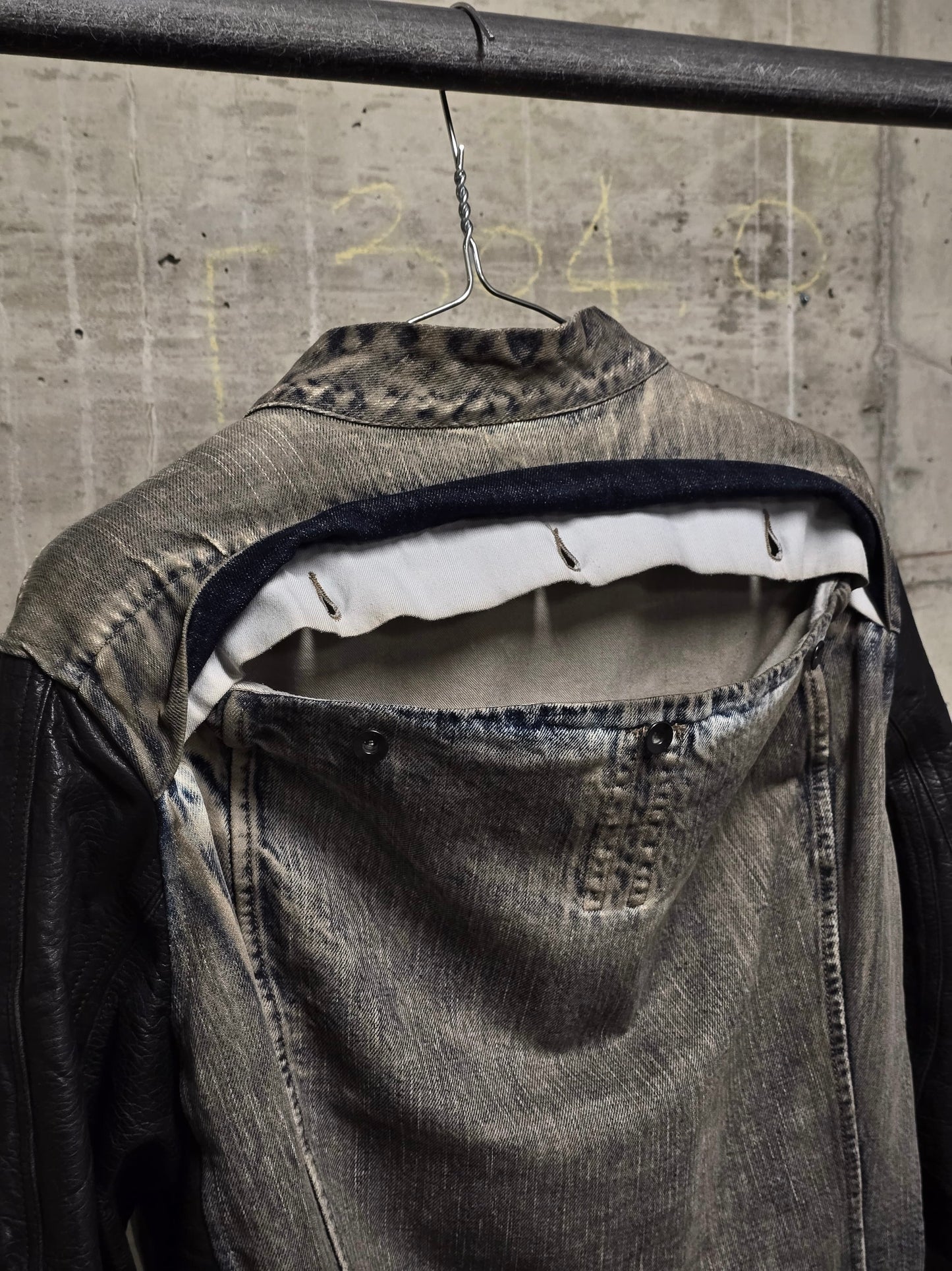 Rick Owens DRKSHDW AW12 "MOUNTAIN" DNA DUST Hybrid Slave Denim Jacket
