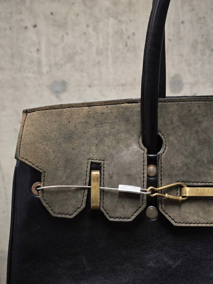 ierib SS22 Exclusive Smooth Horse + Marble Cordovan Leather 'Bark Bag #35'