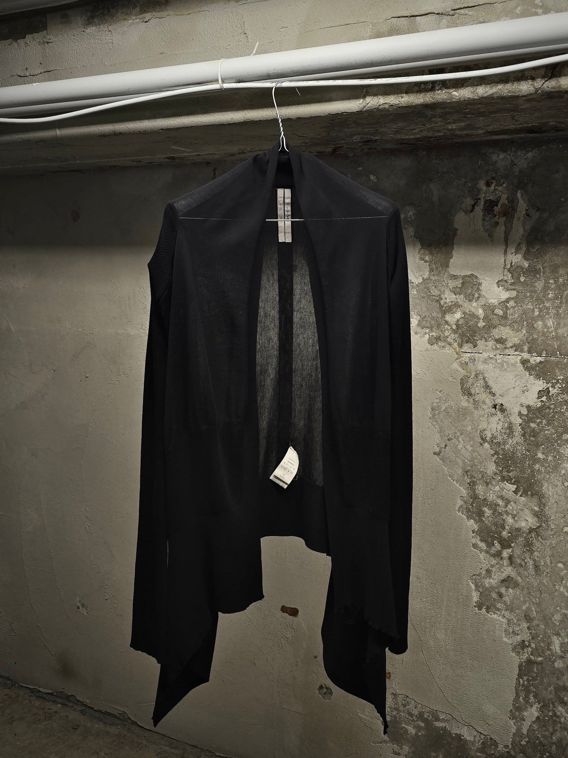 Rick Owens SS15 "FAUN" Open-front Cotton Knit Cardigan | Archive Fashion Toronto
