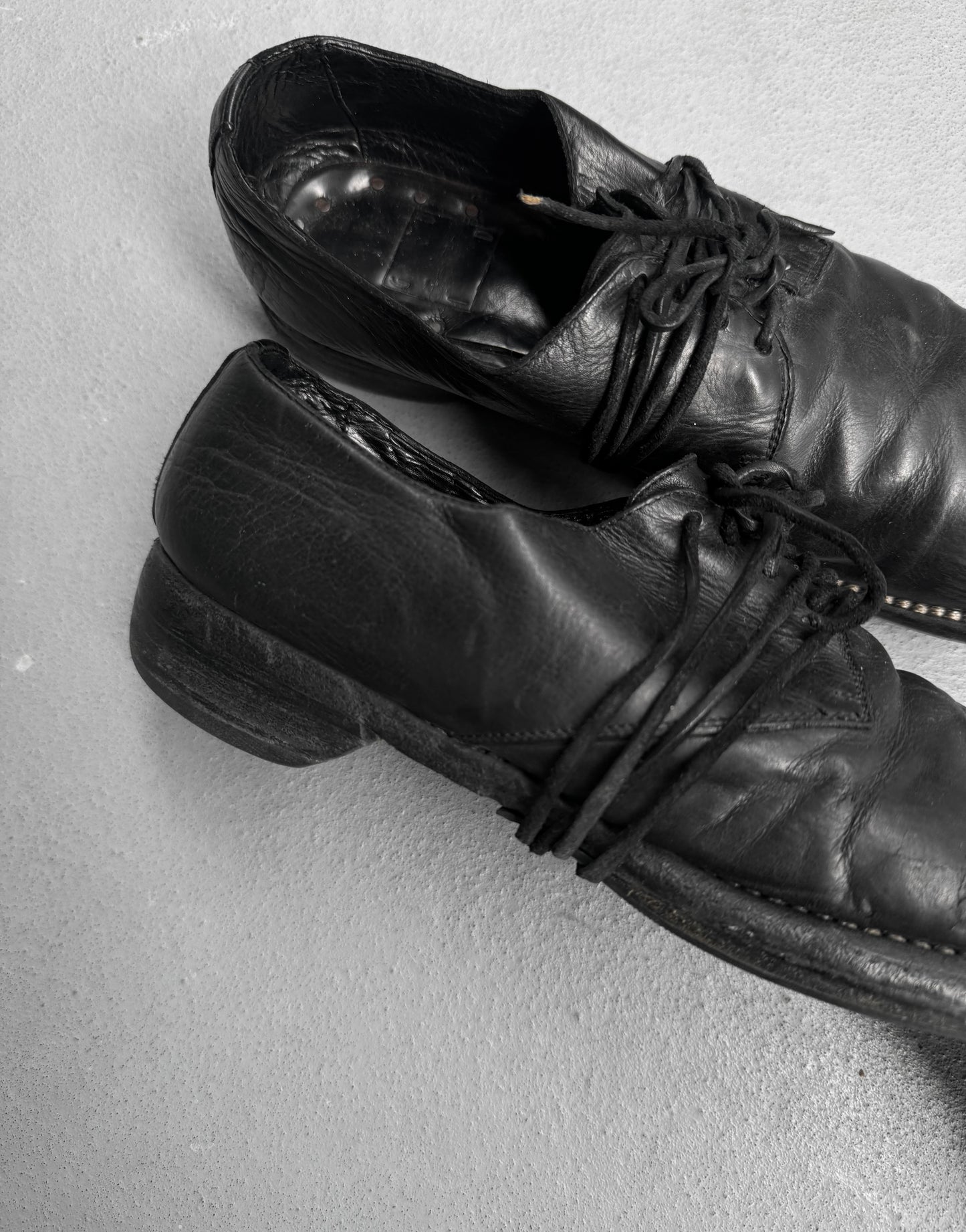 GUIDI '992' Horse Leather Classic Derbies