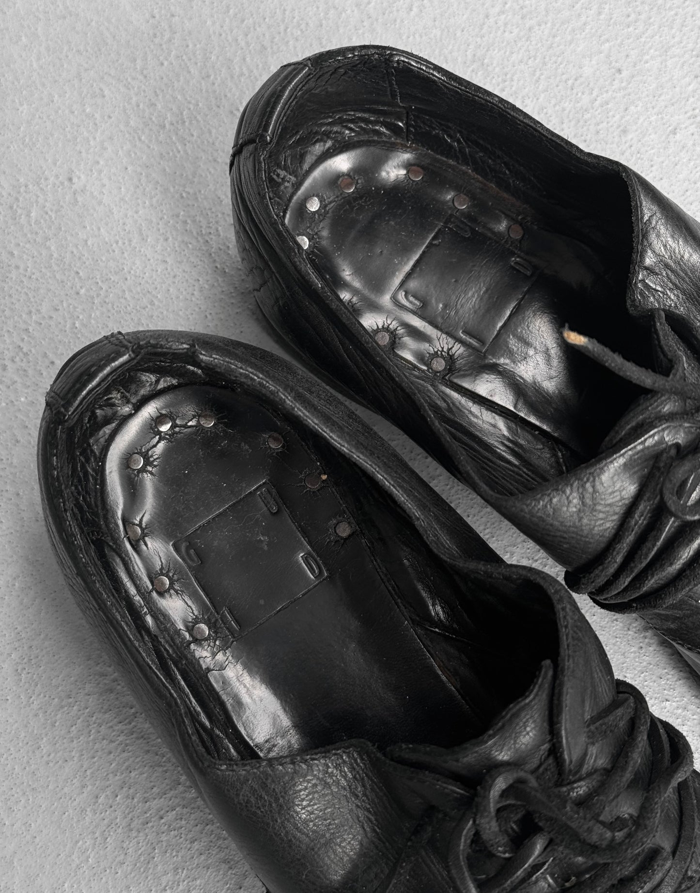 GUIDI '992' Horse Leather Classic Derbies