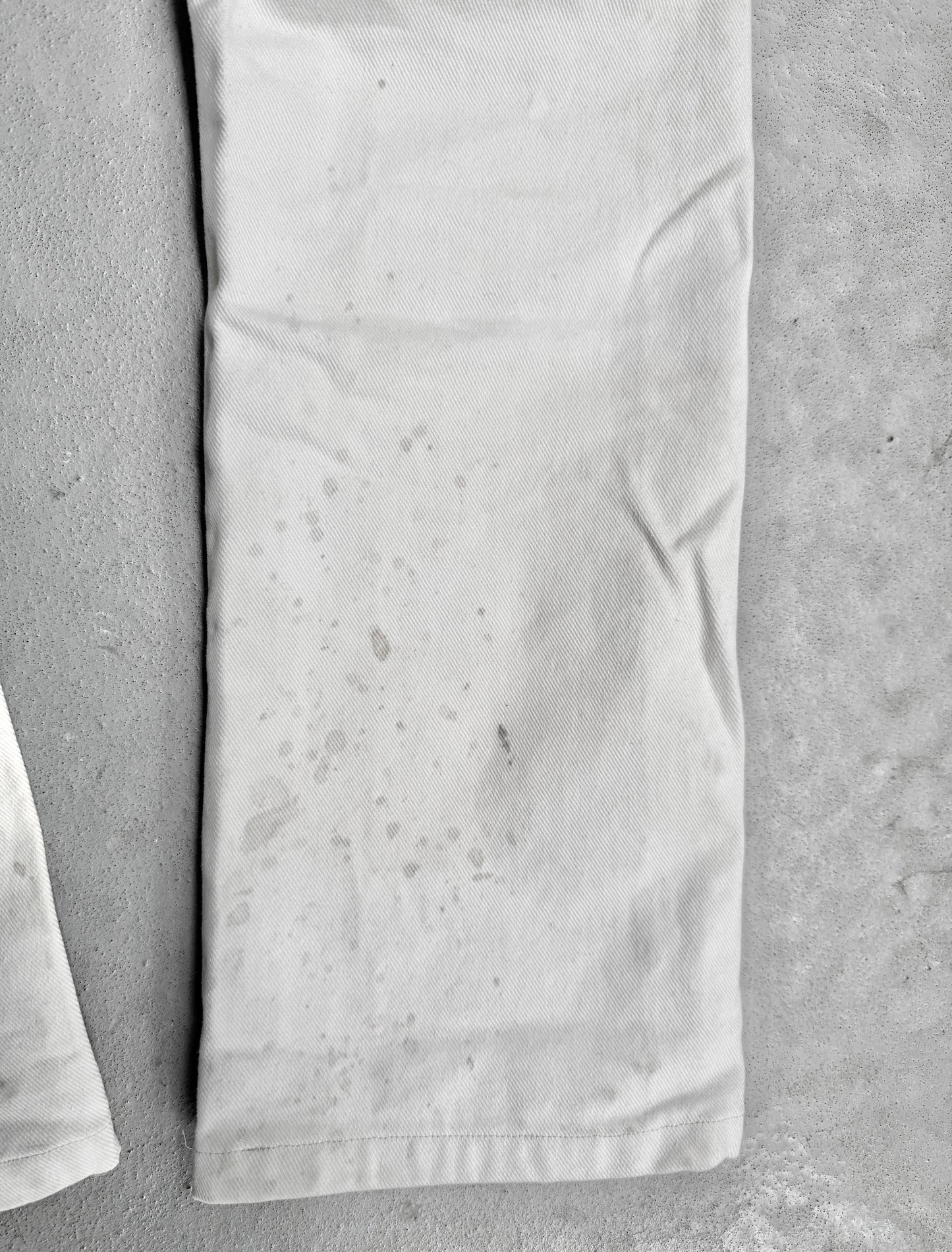 Helmut Lang 1999 Ivory Cotton Cargo Denim