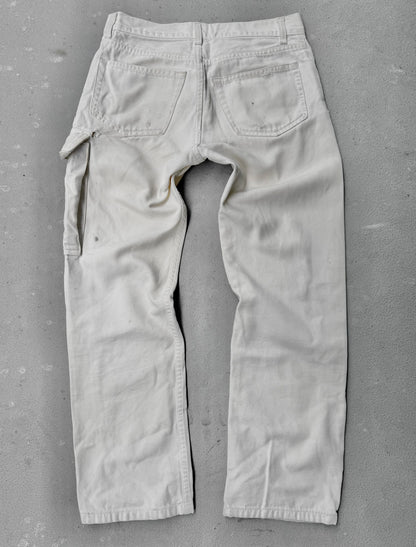 Helmut Lang 1999 Ivory Cotton Cargo Denim