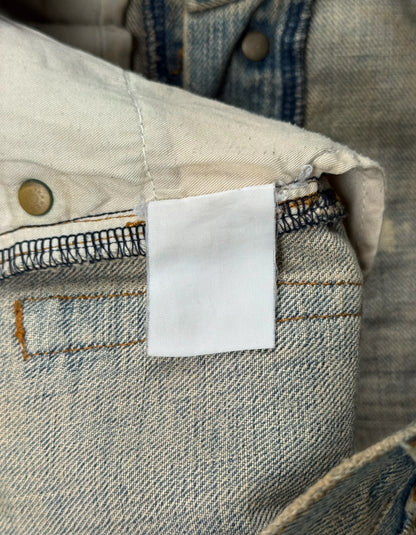IfSixWasNine Early 00s 'No. MUDMAX/BCM 351 DK' Distressed Blue Denim