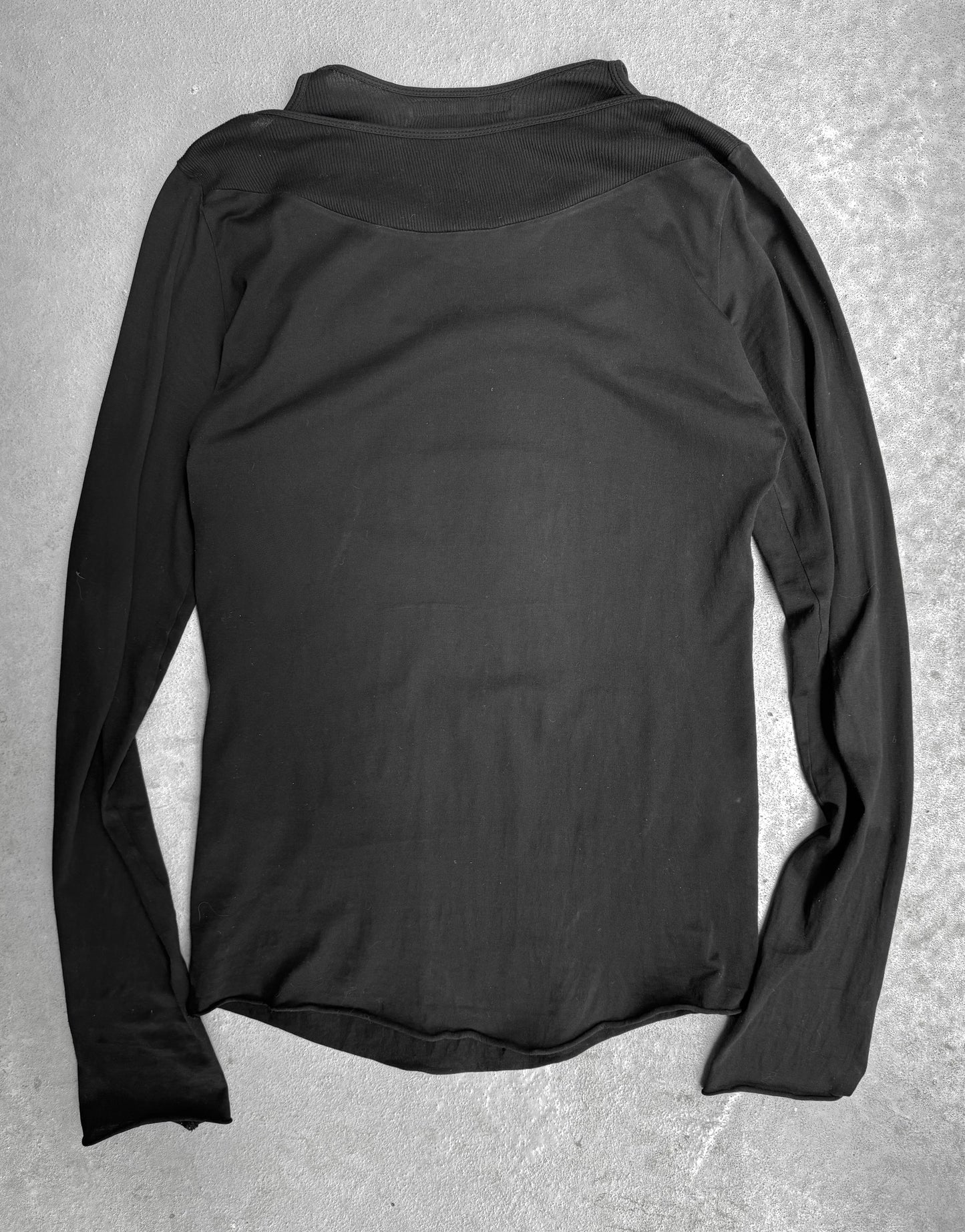 Julius_7 AW09 "CANON_2[protection_ism;]" Double Layer Cotton Jersey Long-sleeves