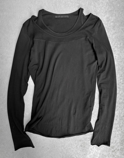 Julius_7 AW09 "CANON_2[protection_ism;]" Double Layer Cotton Jersey Long-sleeves
