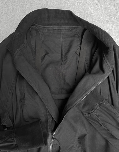 Julius_7 SS18 '"APCLPS;” Asymmetric Raglan Military Strap Track Jacket