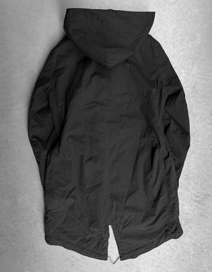 Black jacket on a gray background