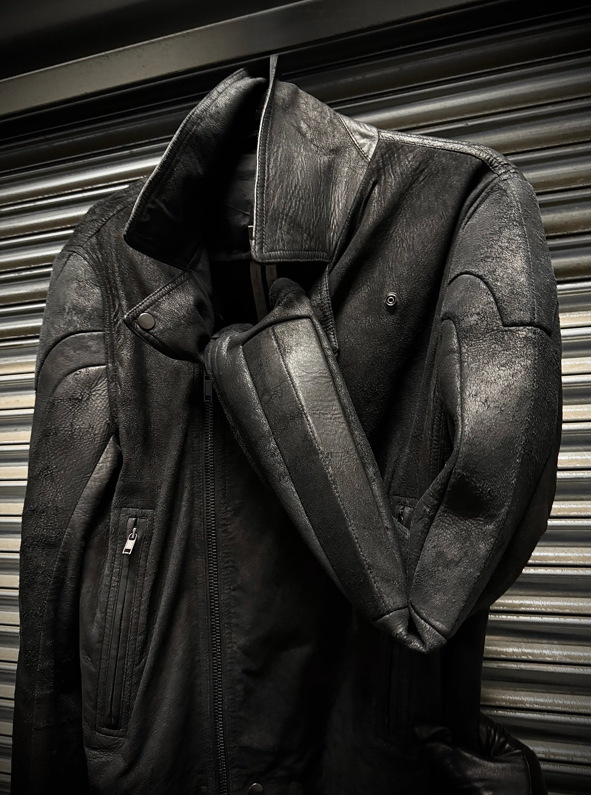 Rick Owens SS21 “PHLEGETHON” Blistered Lamb Leather Performa