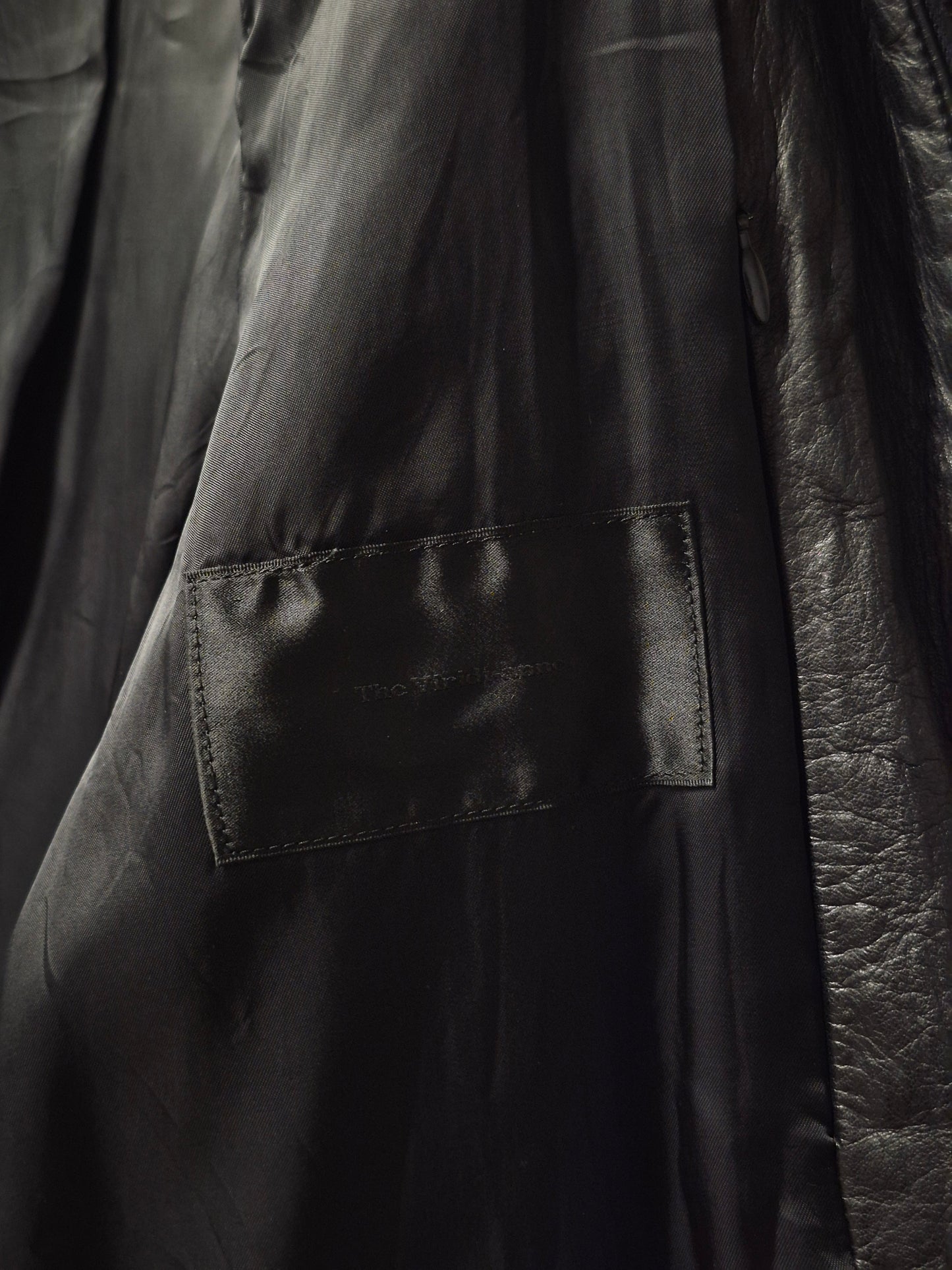 The Viridi-Anne 00s Hybrid Multi-Panel Cattle Leather Bomber Jacket