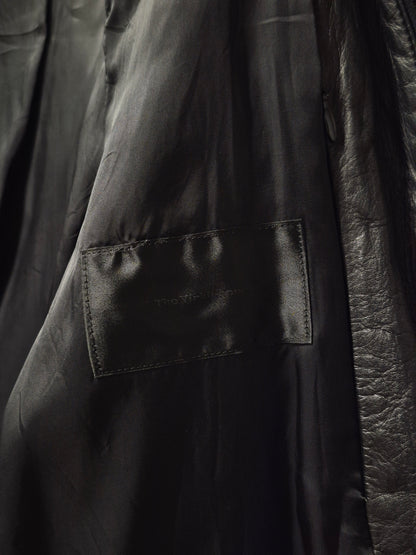 The Viridi-Anne 00s Hybrid Multi-Panel Cattle Leather Bomber Jacket