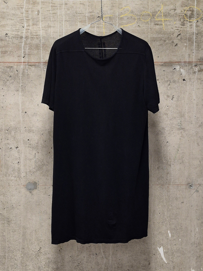 Rick Owens DRKSHDW Early 00s Black Longline Level T-Shirt