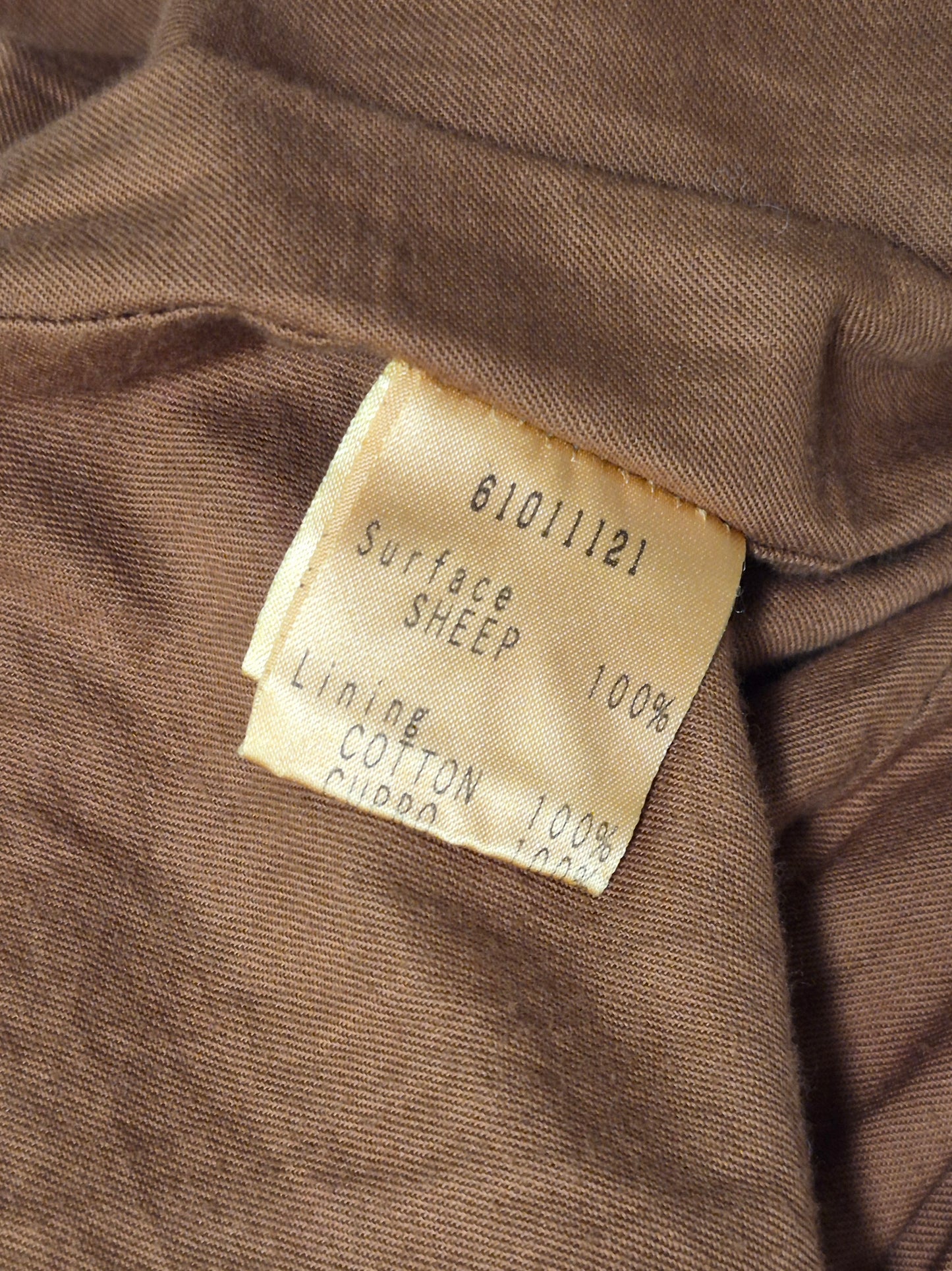 MiharaYasuhiro AW02 Over-dyed Distressed Sheepskin Leather Jacket
