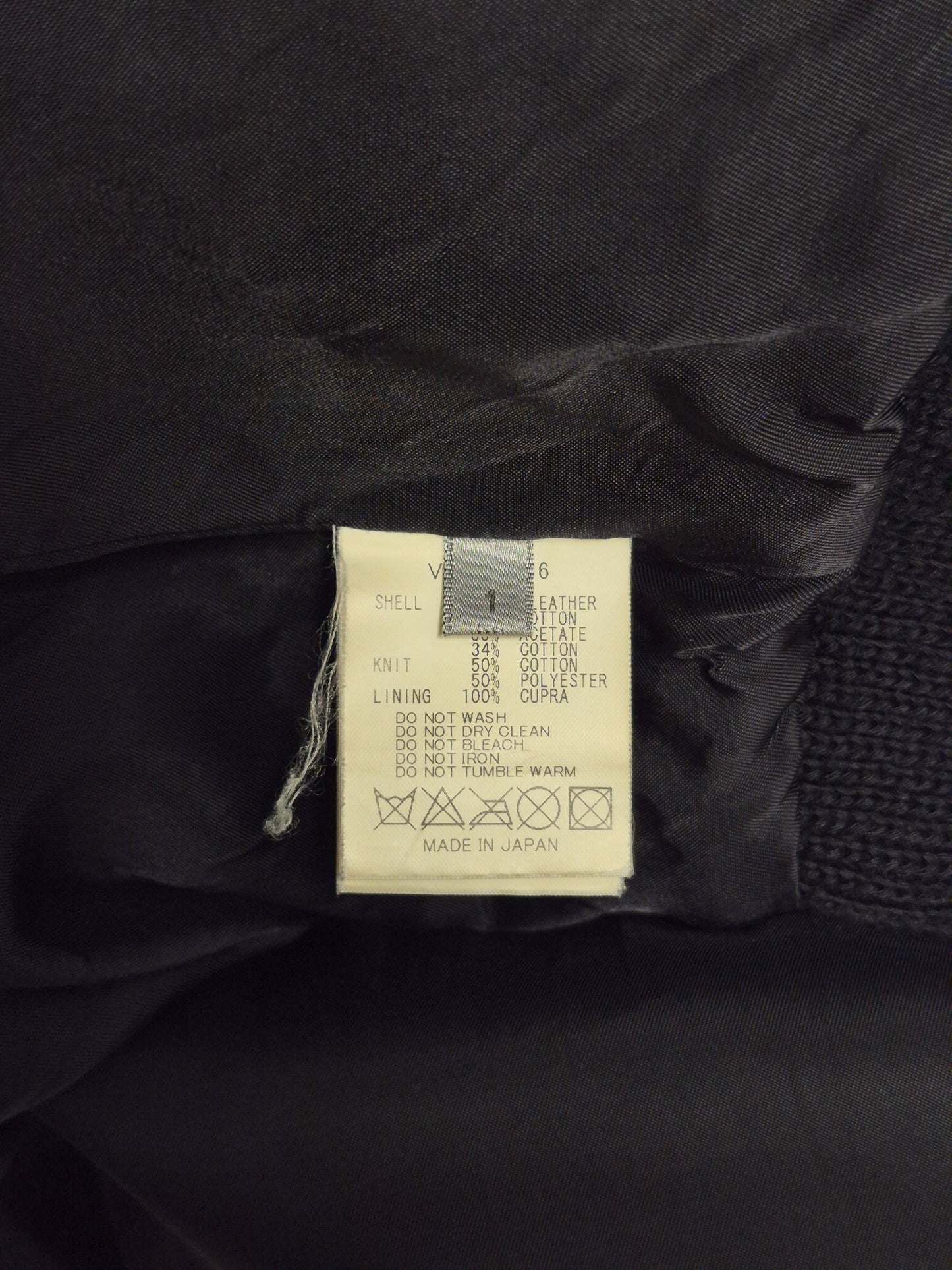 The Viridi-Anne 00s Hybrid Multi-Panel Cattle Leather Bomber Jacket