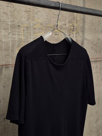 Rick Owens DRKSHDW Early 00s Black Longline Level T-Shirt