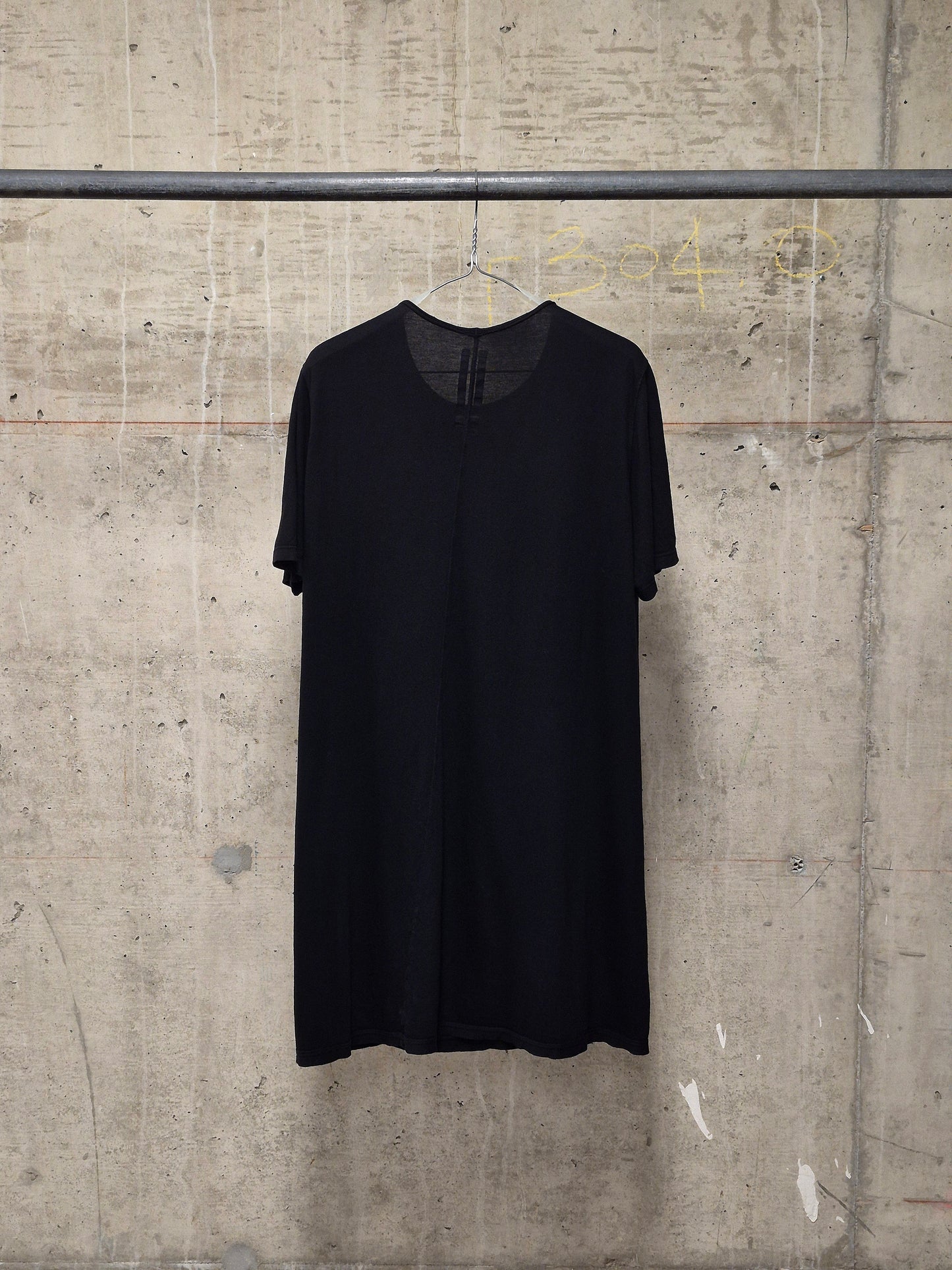 Rick Owens DRKSHDW Early 00s Black Longline Level T-Shirt
