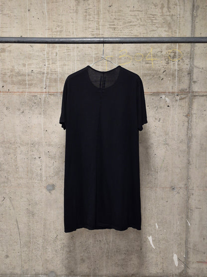 Rick Owens DRKSHDW Early 00s Black Longline Level T-Shirt