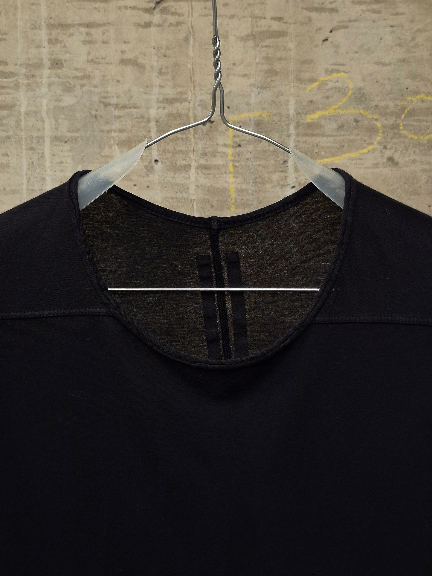 Rick Owens DRKSHDW Early 00s Black Longline Level T-Shirt