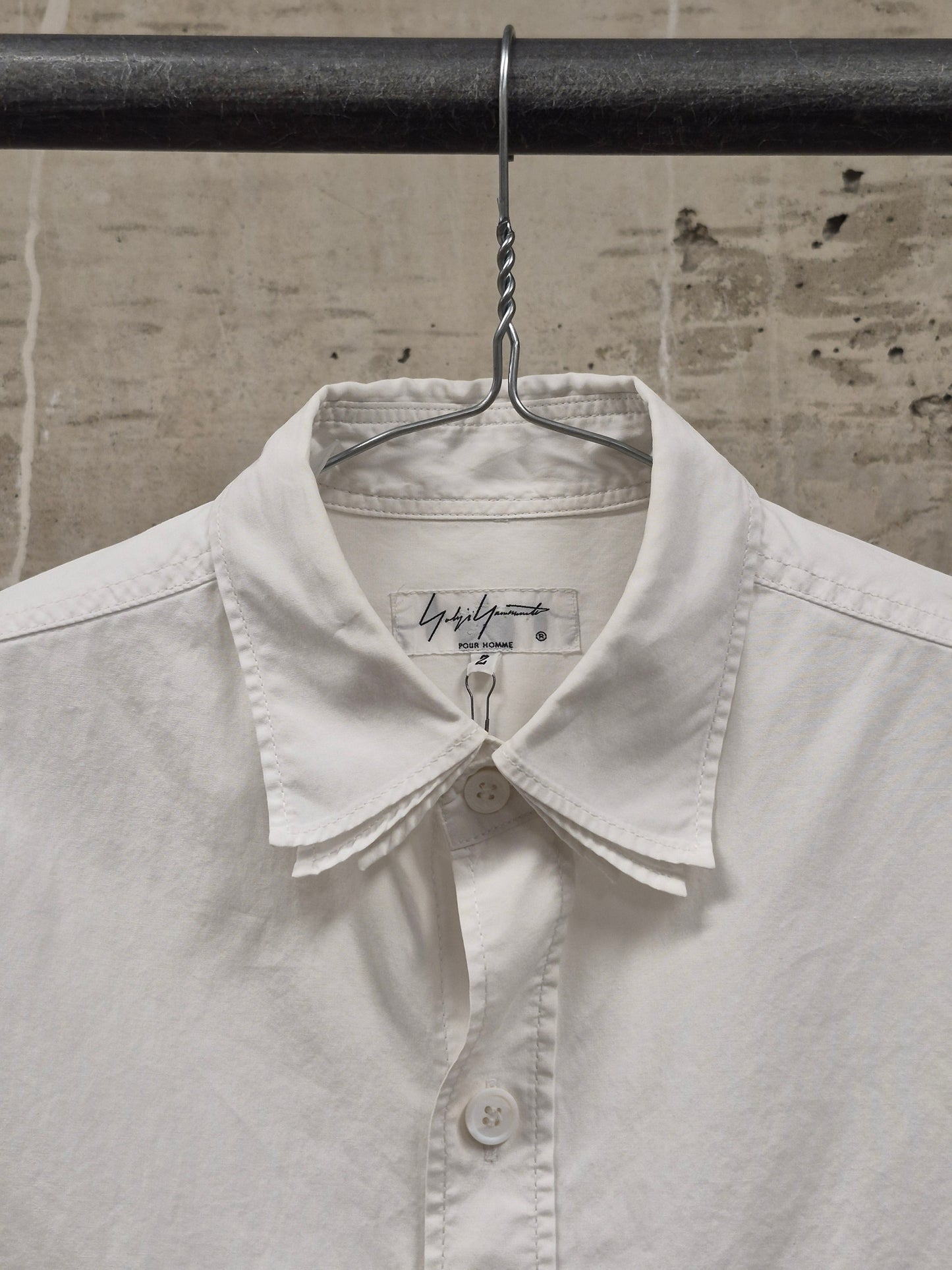 Yohji Yamamoto POUR HOMME AW18 Triple Collar Button-up Shirt