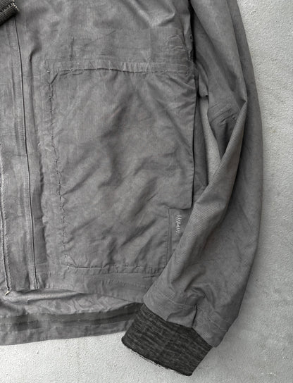 Gray jacket on a light gray background