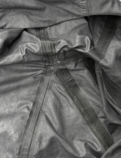 Close-up of a textured fabric surface with folds