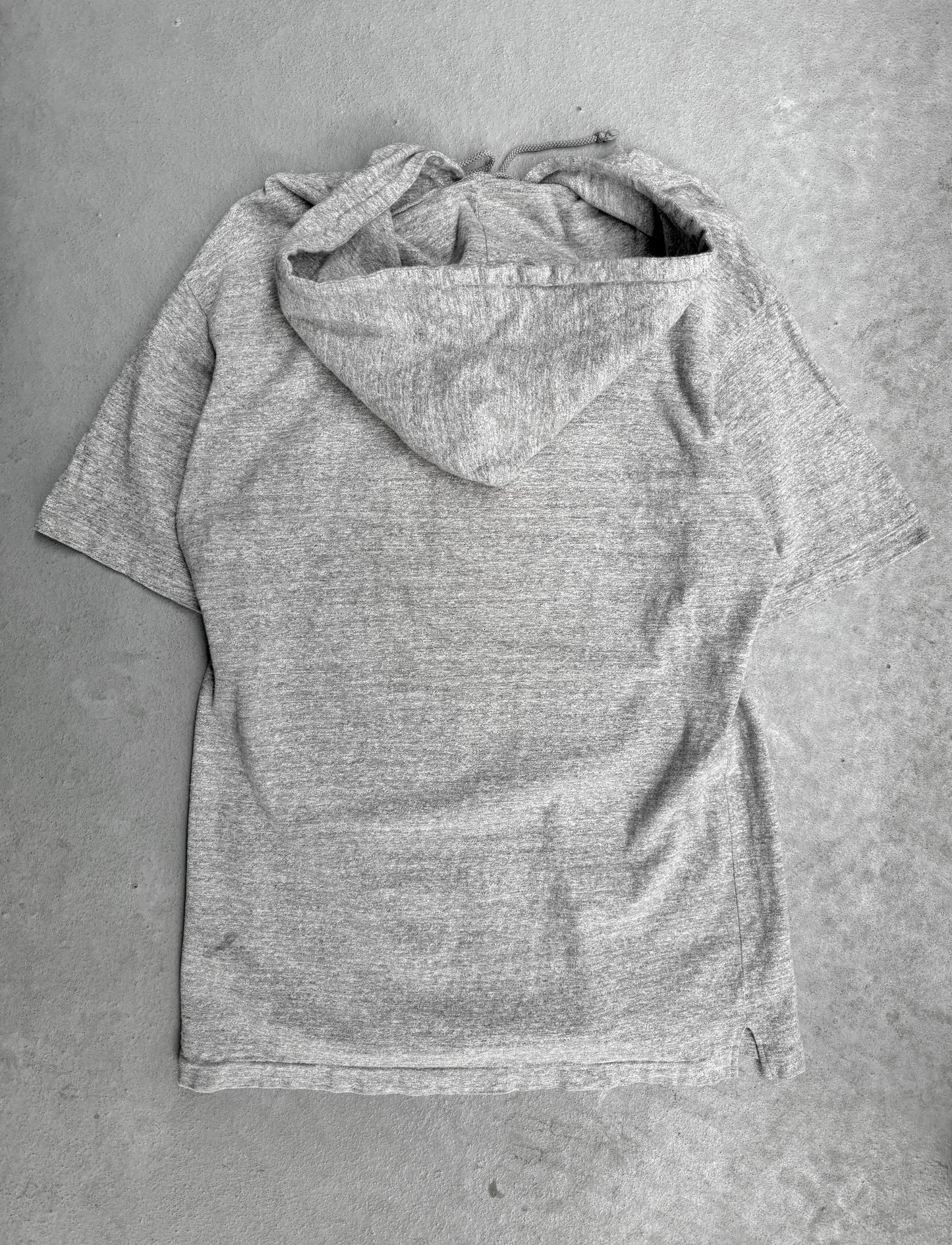 Gray hoodie on a gray background