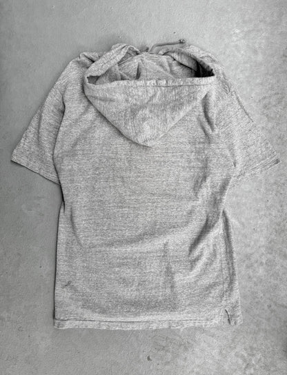 Gray hoodie on a gray background